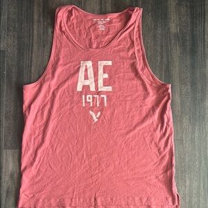 American Eagle Super Soft Tank Top in Red